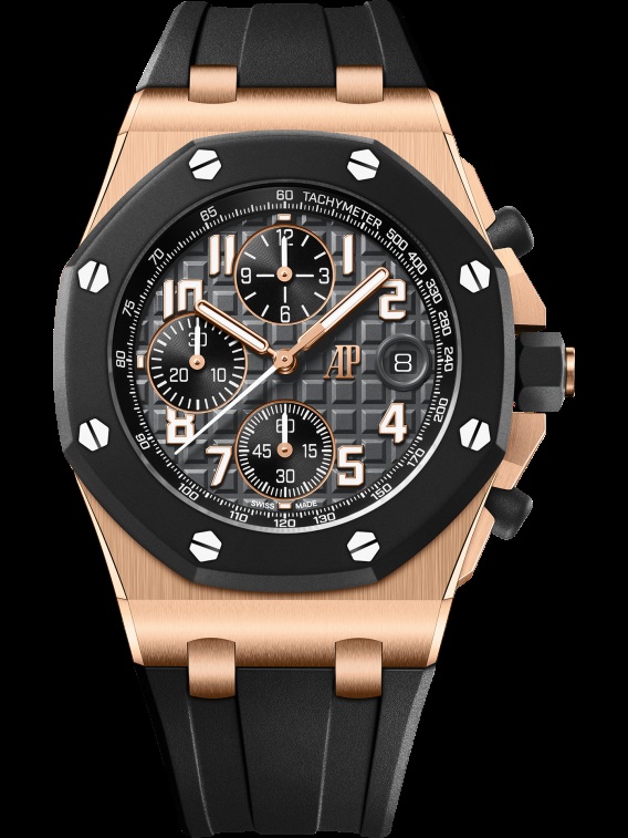 OFFSHORE Pink Gold Anthracite Grey Dial CHRONOGRAPH 42mm - Click Image to Close