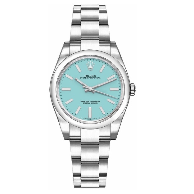 Oyster Perpetual Turquoise Blue Women's Watch 31mm