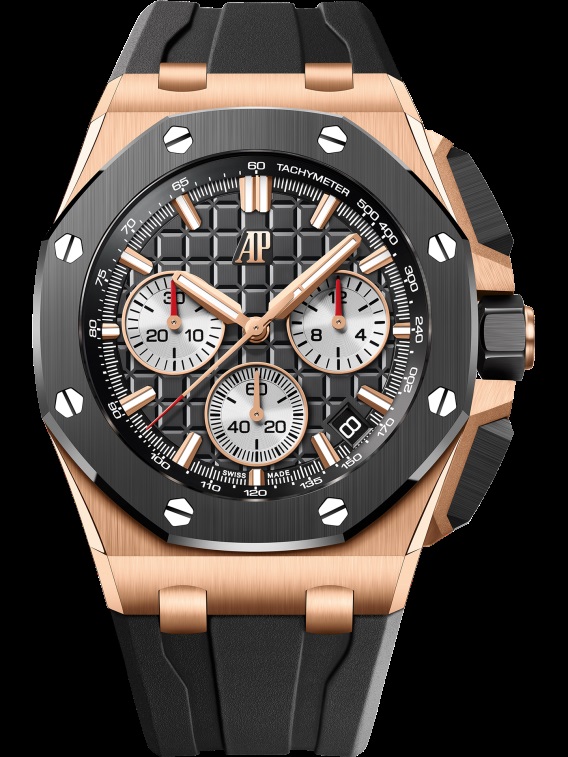 OFFSHORE Pink Gold Black Dial CHRONOGRAPH 43mm - Click Image to Close