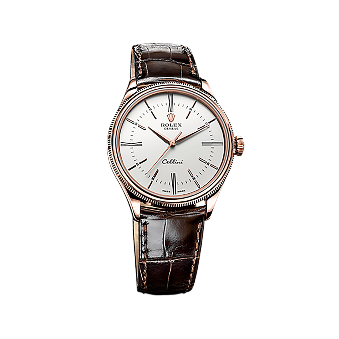 Cellini Time 50505 Rose Gold Watch (White)