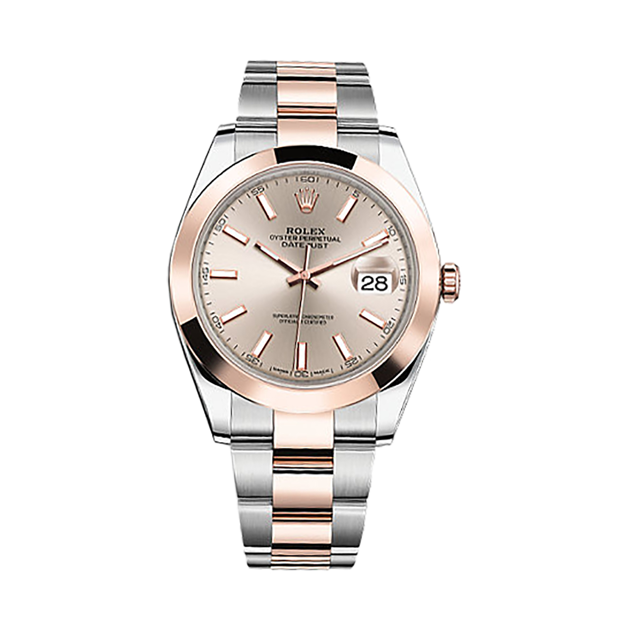 Datejust 41 126301 Rose Gold & Stainless Steel Watch (Sundust)