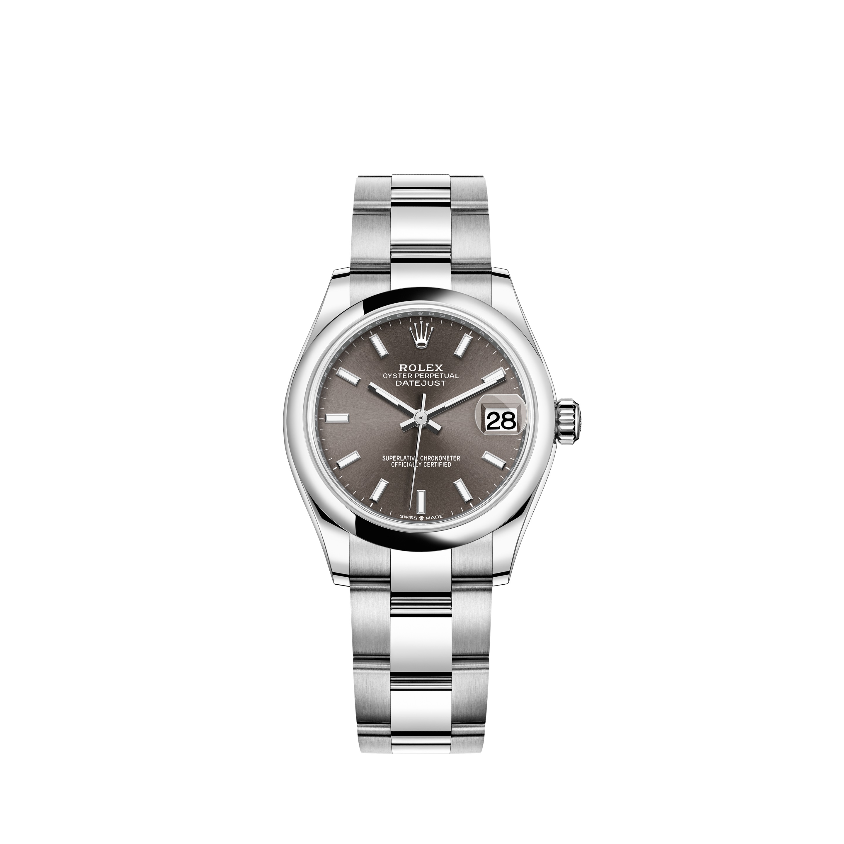 Datejust 31 278240 Stainless Steel Watch (Dark Grey)