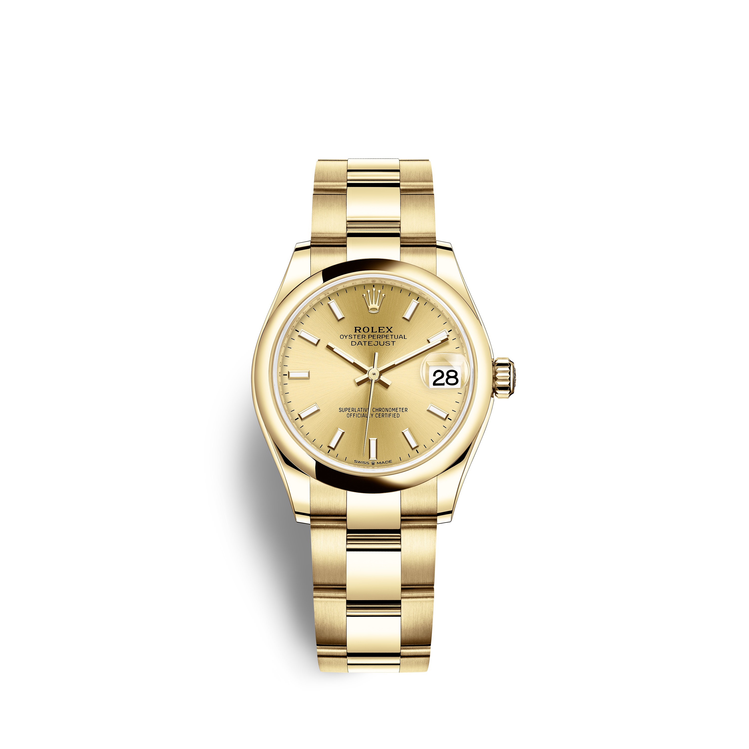Datejust 31 278248 Gold Watch (Champagne-Colour) - Click Image to Close