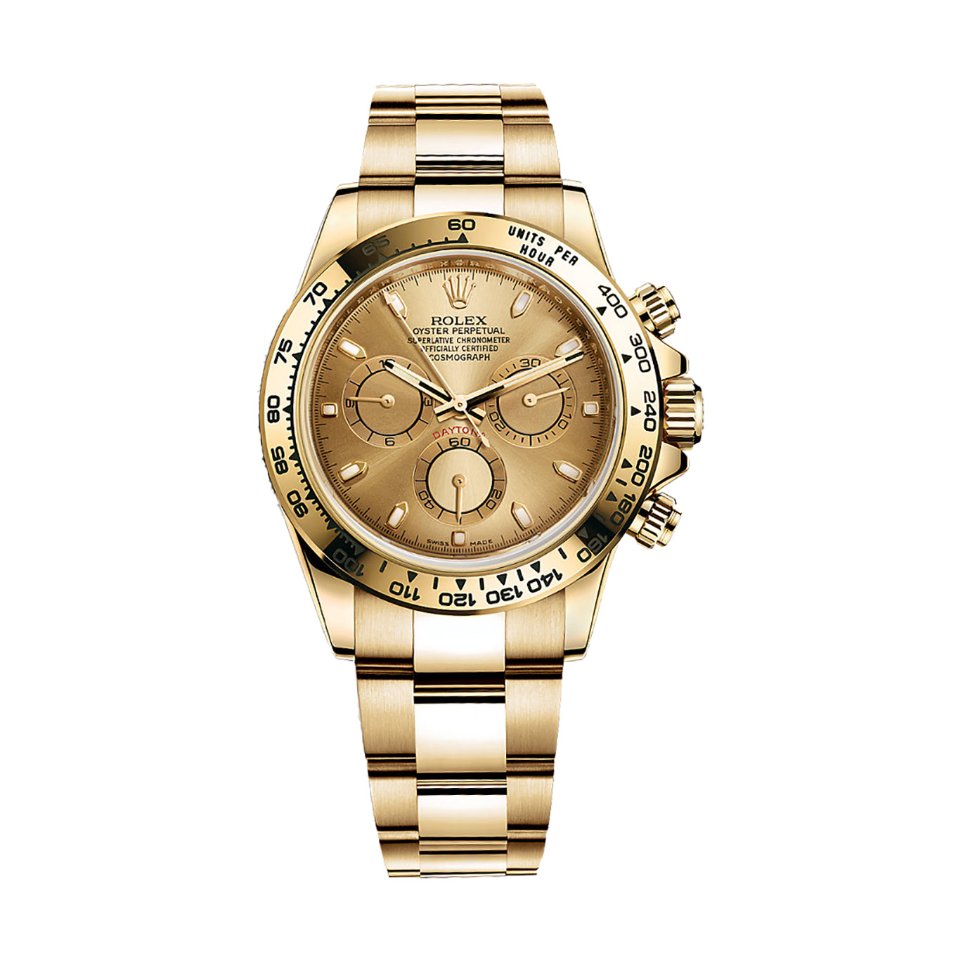 Cosmograph Daytona 116508 Gold Watch (Champagne)