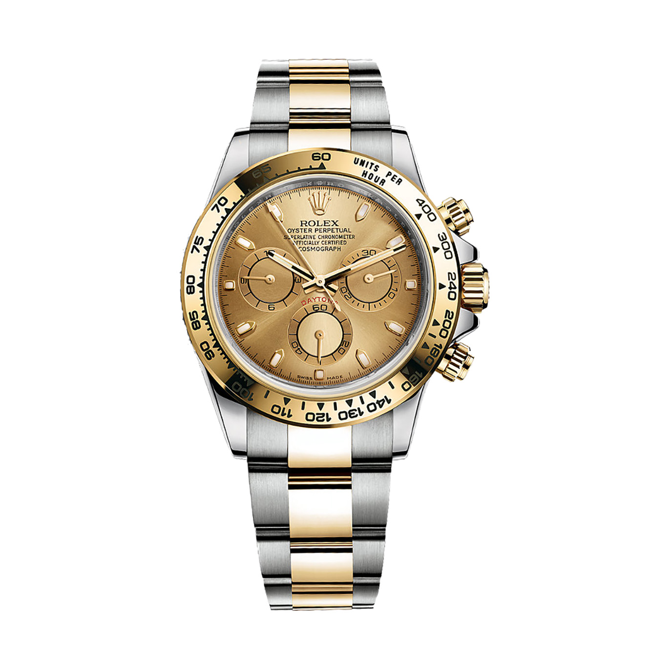 Cosmograph Daytona 116503 Gold & Stainless Steel Watch (Champagne)