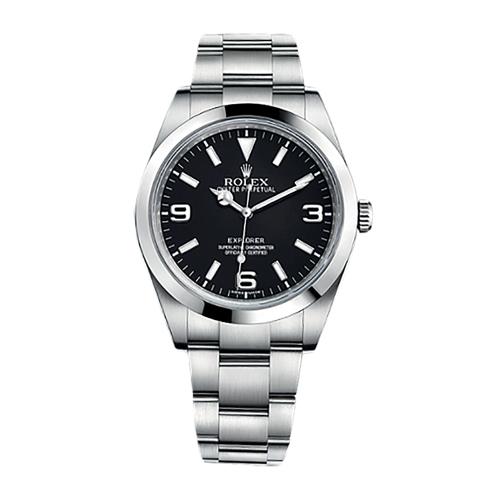 Explorer 214270 Stainless Steel Watch (Black)
