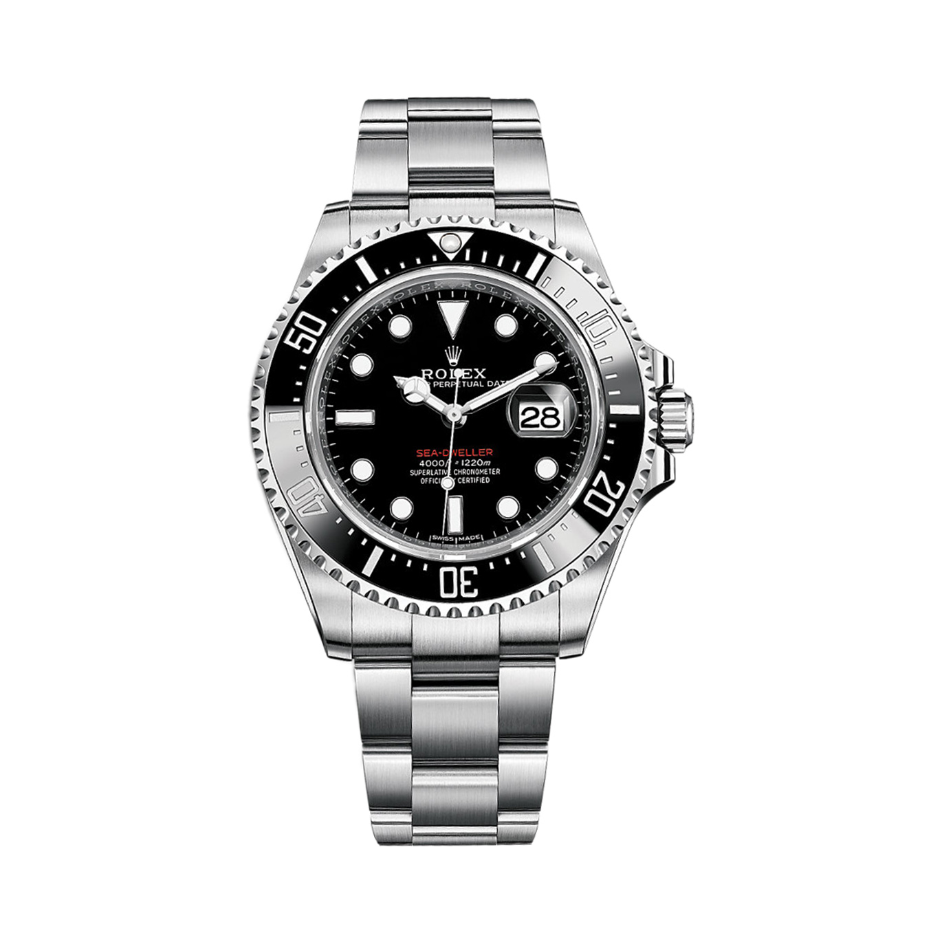 Sea-Dweller 126600 Stainless Steel Watch (Black)