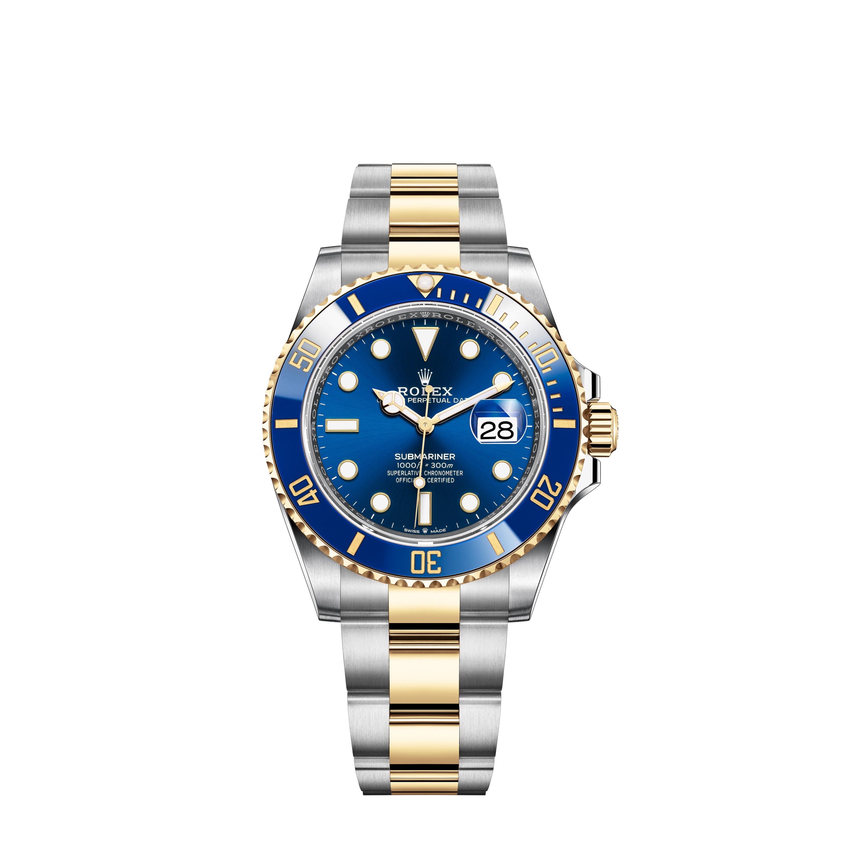 Submariner Date 126613LB Gold & Stainless Steel Watch (Royal Blue)