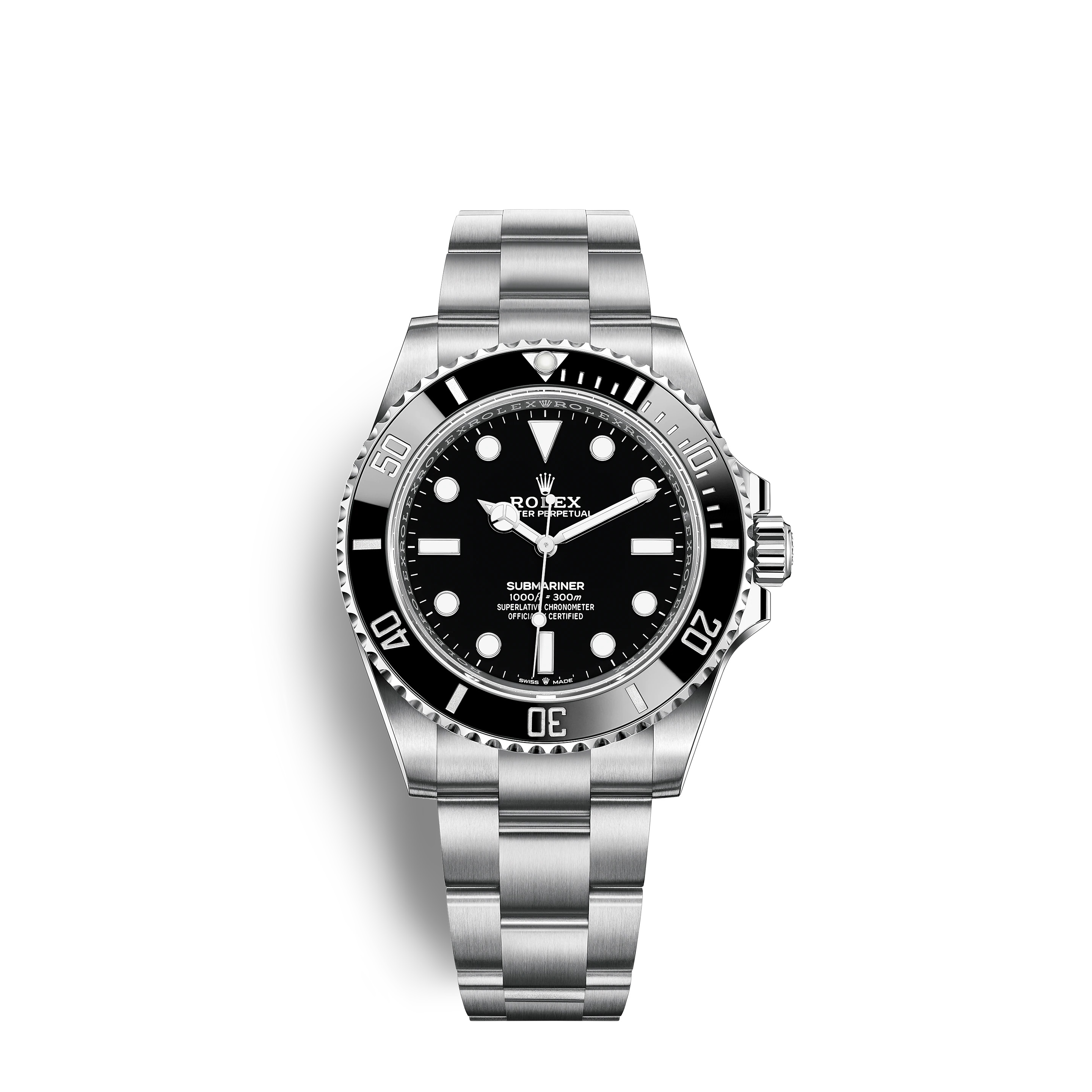 Submariner Date 126610LN Stainless Steel Watch (Black)