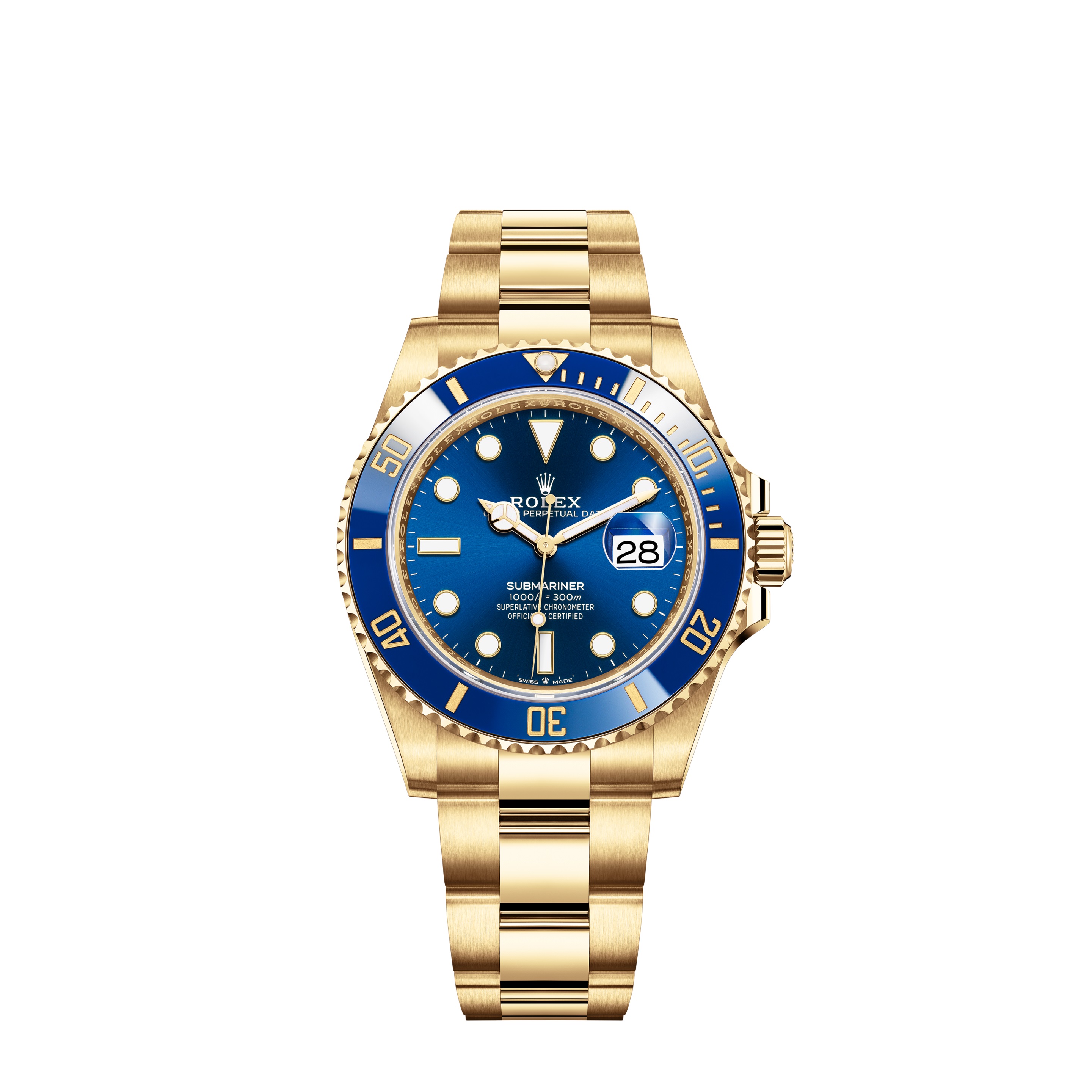 Submariner Date 126618LB Gold Watch (Royal Blue)