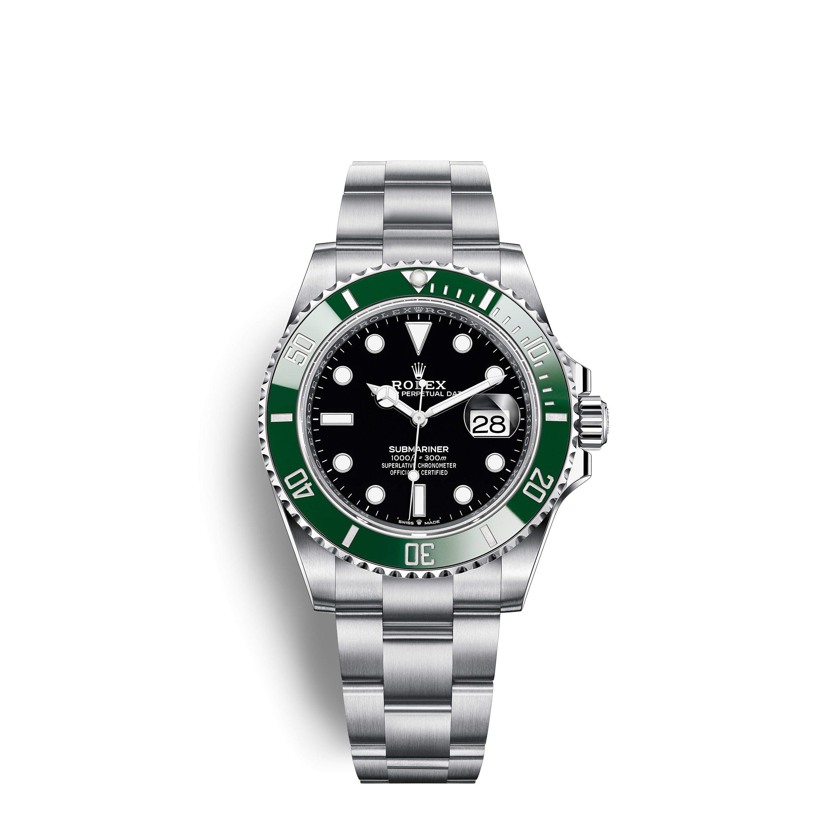 Submariner Date 126610LV Stainless Steel Watch (Black)