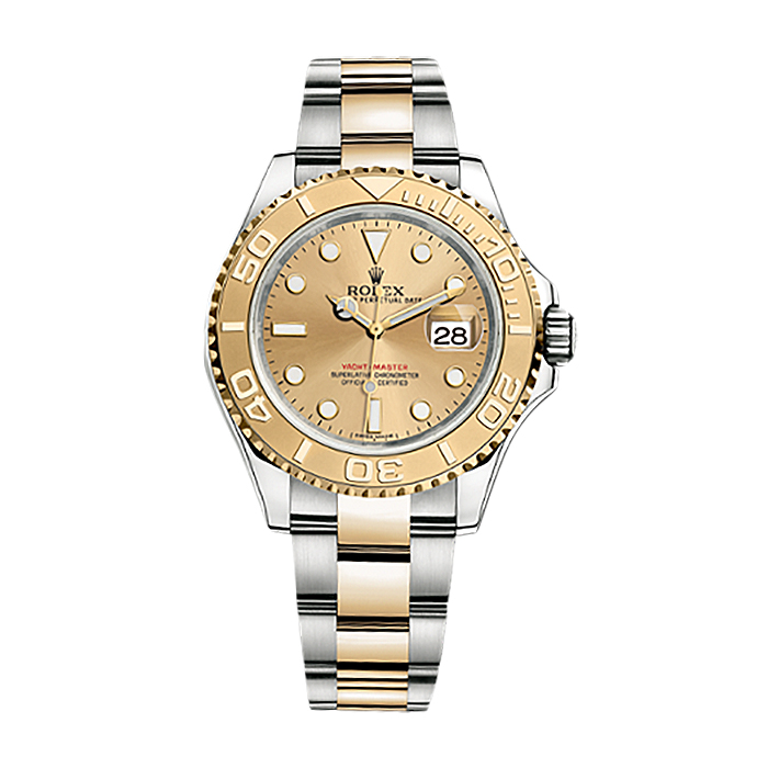 Yacht-Master 40 16623 Gold & Stainless Steel Watch (Champagne)