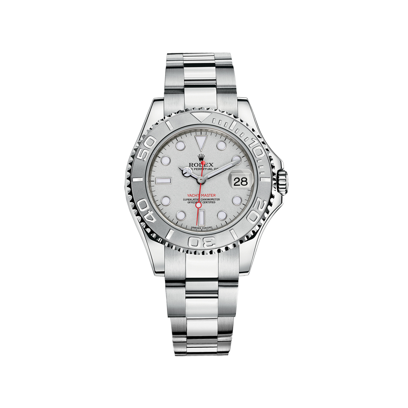 Yacht-Master 35 168622 Platinum & Stainless Steel Watch (Platinum)