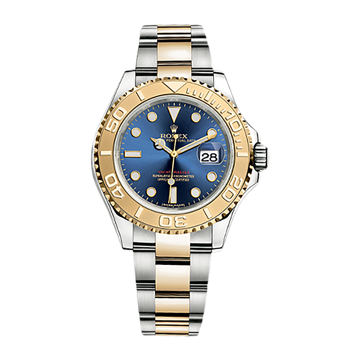 Yacht-Master 40 16623 Gold & Stainless Steel Watch (Blue)