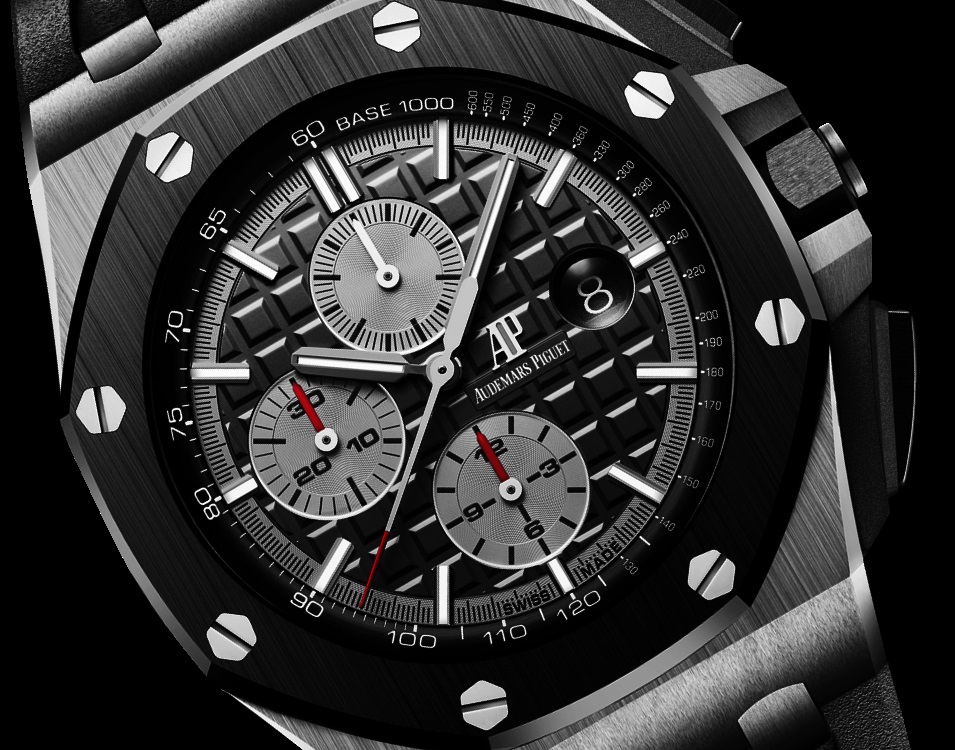 OFFSHORE Black Dial CHRONOGRAPH 44mm